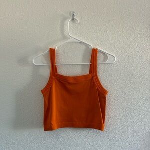Urban Outfitters Orange Crop Top